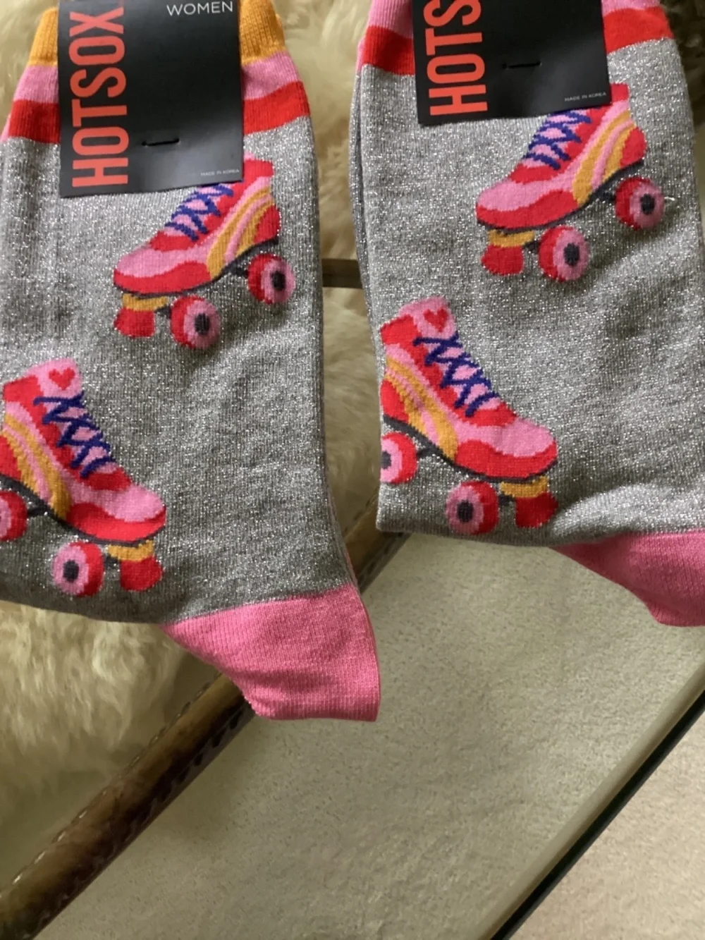 NWT. 2 Pair fun Hot Sox!